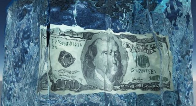 Заморозка счета