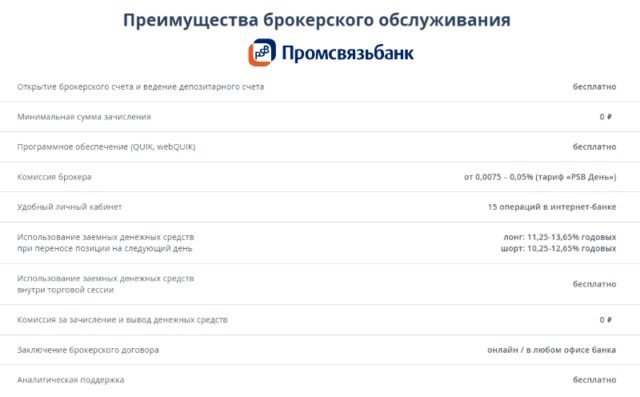 Преимущества брокерского обслуживания 