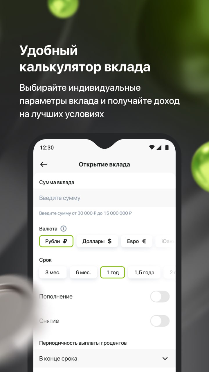 Скриншот приложения