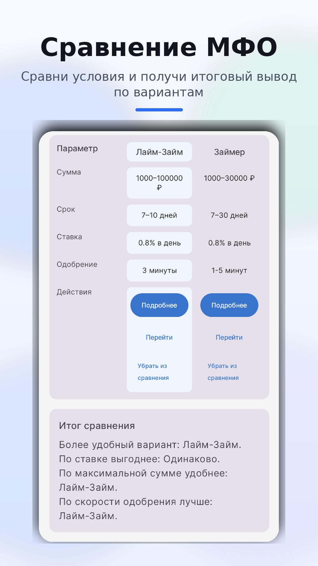 Скриншот приложения