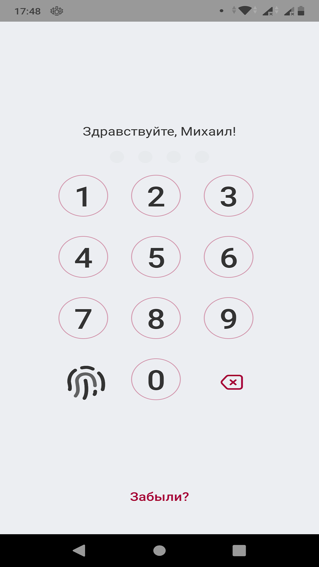 Скриншот приложения