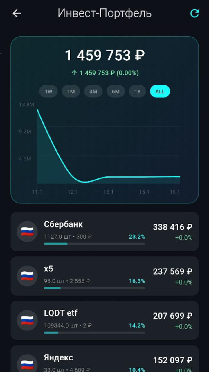 Скриншот приложения