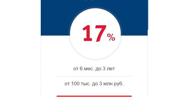 Ставка по быстрому кредиту