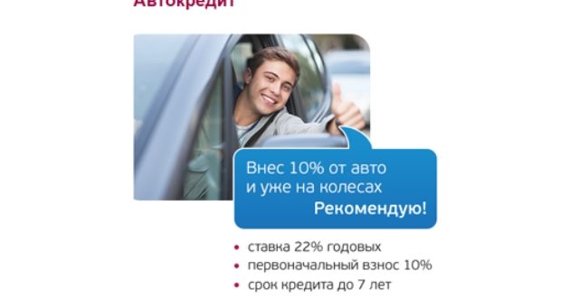 Автокредитование в банке убрир